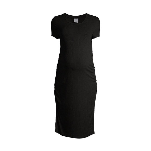 Time and Tru black side ruched dress - Picture 3 of 7